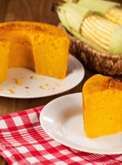 bolo de milho cremoso