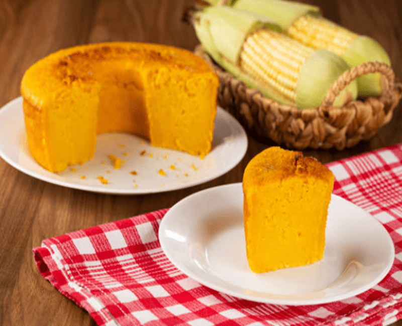 bolo de milho cremoso