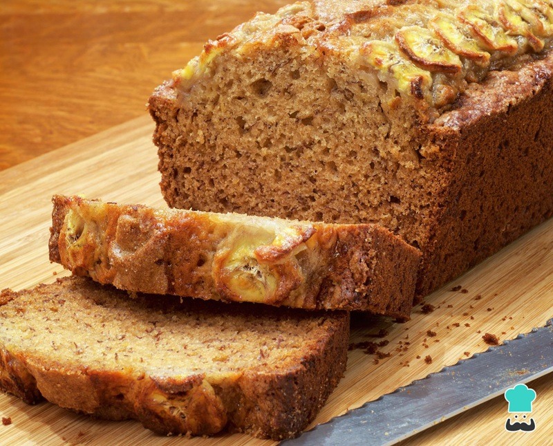 bolo de banana com aveia e passas