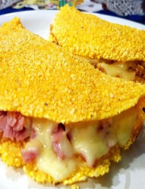 Lanche de flocão rápido e fofinho