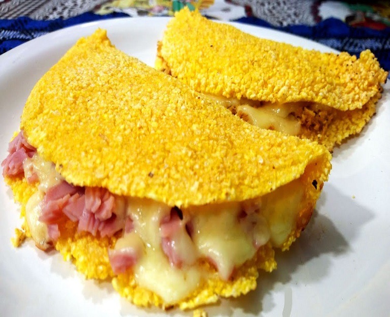 Lanche de flocão rápido e fofinho
