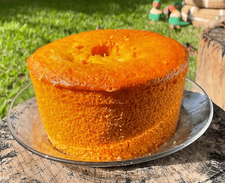 Bolo de cenoura sem açúcar