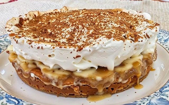 Torta Cremosa de Banana