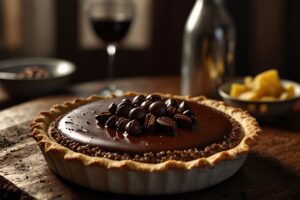 Torta Imperial de Café com Chocolate Cremoso