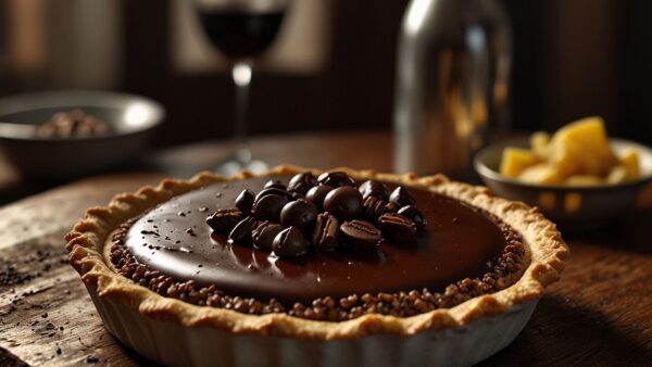 Torta Imperial de Café com Chocolate Cremoso