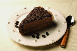 Torta Mousse Fitness de Café com Chocolate Amargo