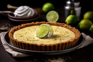 Torta Crocante de Castanhas com Creme de Limão Fit