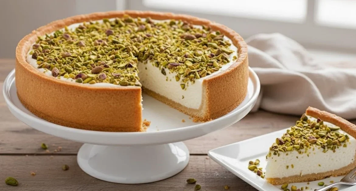 Torta Gelada de Maracujá com Pistache