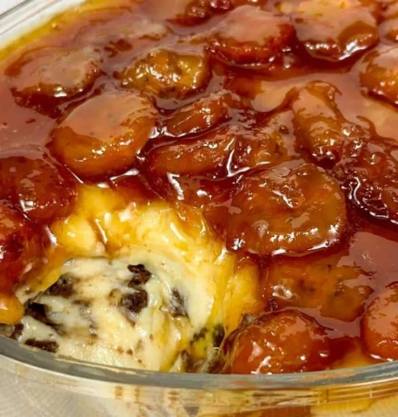 Torta de Banana Caramelizada com Creme de Gengibre e Canela