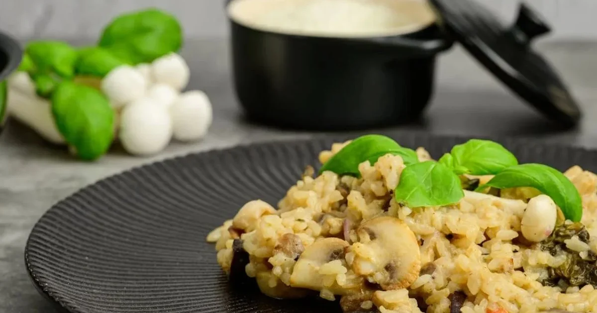 Risoto de Cogumelo Caseiro: Receita Cremosa e Fácil