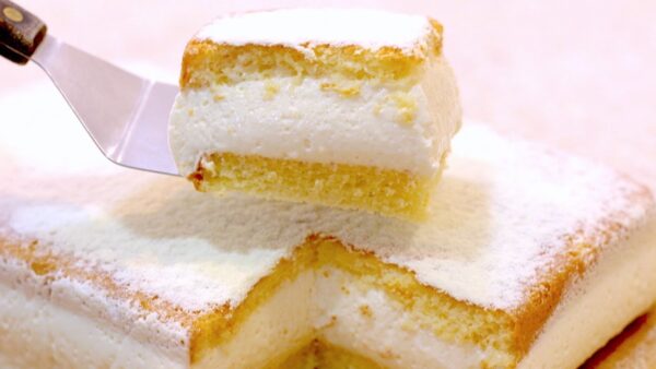 Torta Nuvem de Leite Condensado com Baunilha