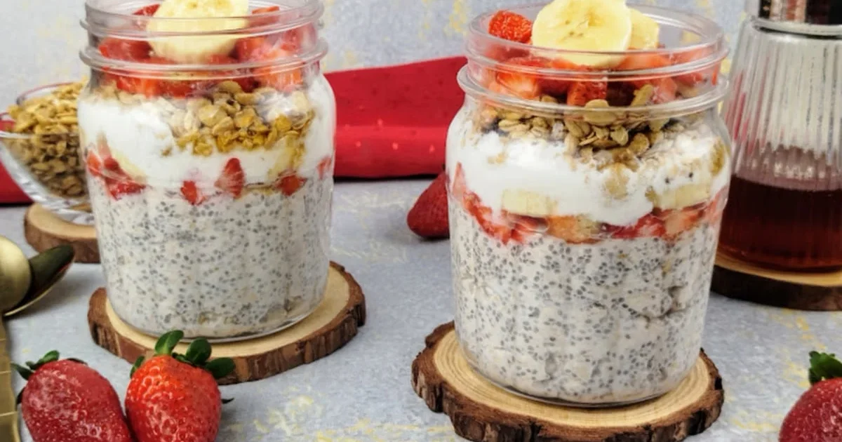 Overnight Oats Equilibrado: Café da Manhã Saudável e Prático